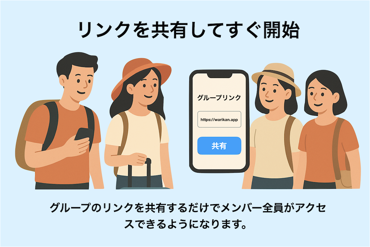みんなで共有してすぐ合意のイメージ